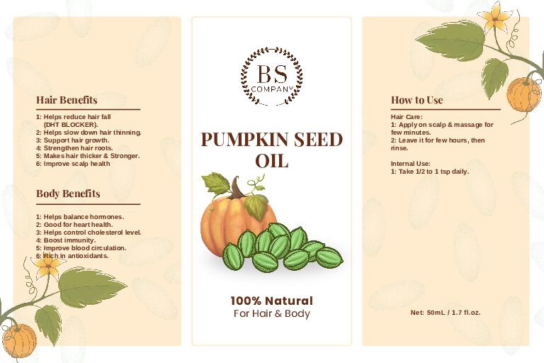 PUMPKIN SEED OIL 50 ML